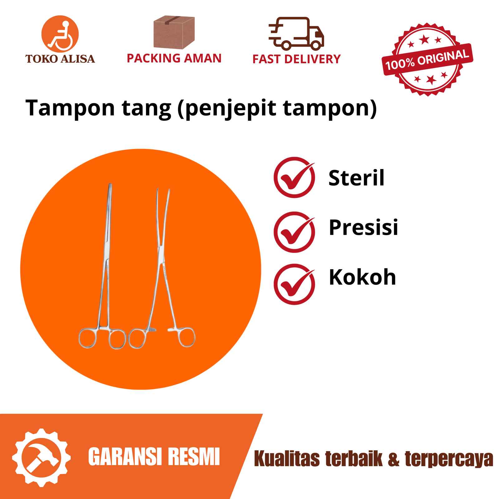 Tampon tang (penjepit tampon)